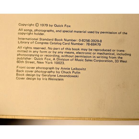 Vtg 2 Book Lot The Rolling Stones A Biography 1979 TRS 24 Posters 1983 Free Ship - Picture 3 of 12